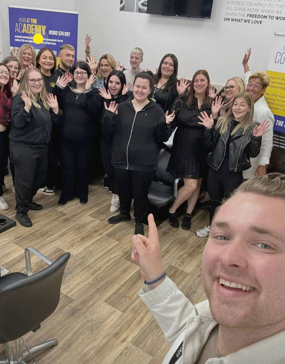 Hair At The Academy team in Exeter